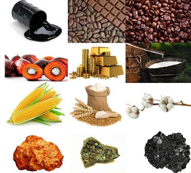 Afrique  Classements des pays producteurs de matières premières